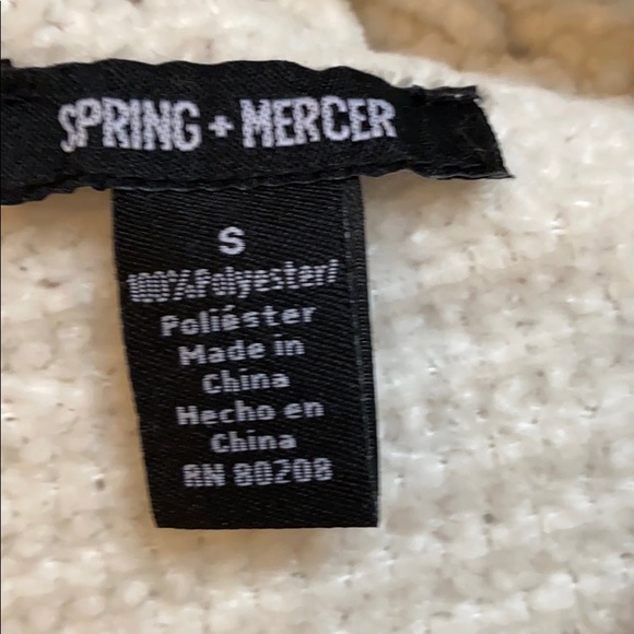 Spring+Mercer off white sweater - Picture 2 of 4